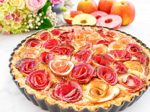 Apfelrosen Tarte Rezept