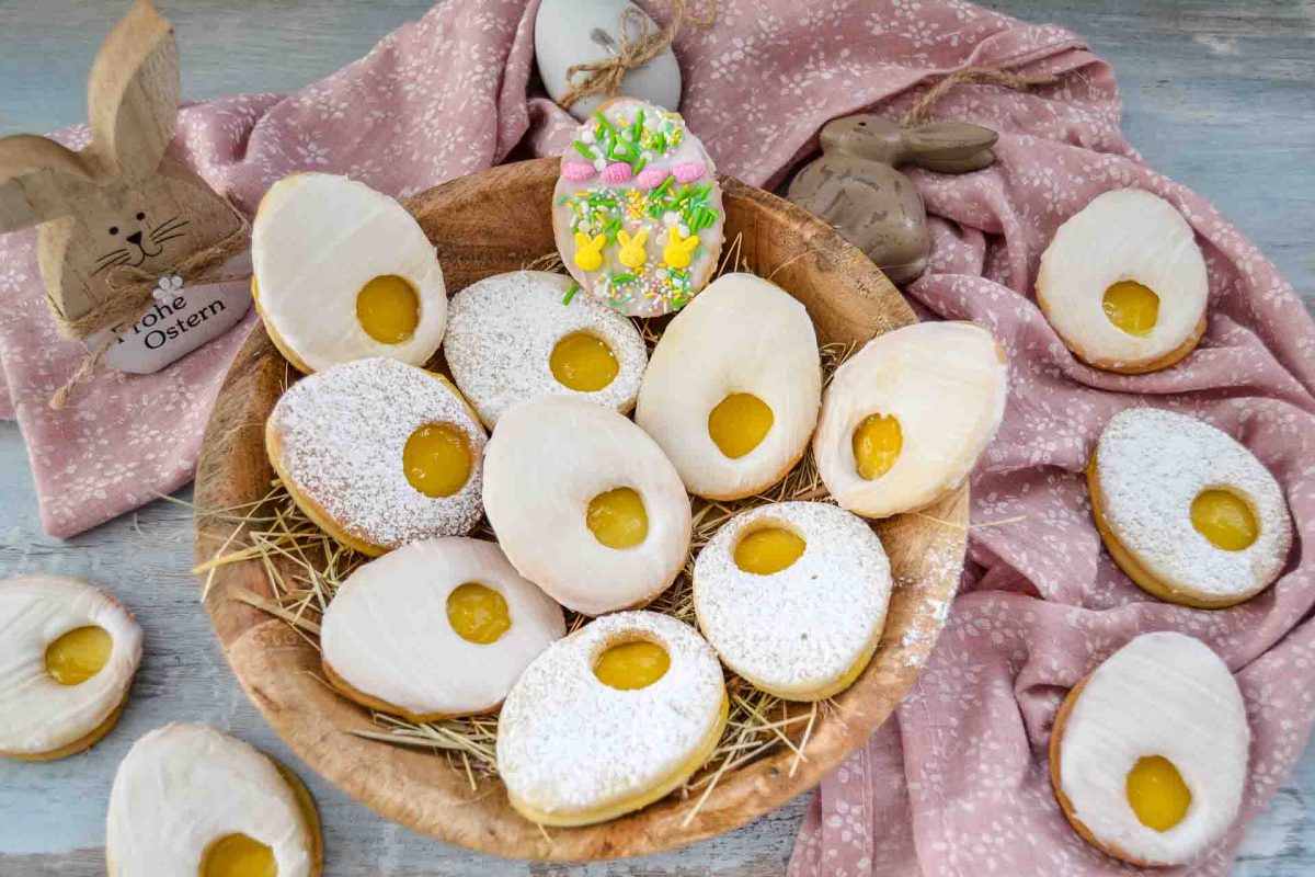 gefüllte Zitronenplätzchen mit Lemoncurd 
