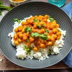 Kichererbsen Curry mit Kokosmilch