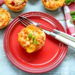 Pizzamuffins Rezept mit Salami und Käse