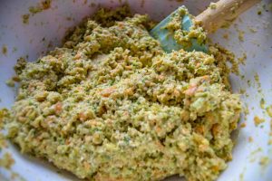 Teig für Gemüsebratlinge