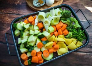 Möhren, Zucchini, Lauch, Kartoffeln, Petersilie