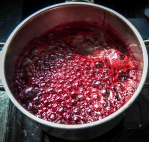 roten Saft kochen