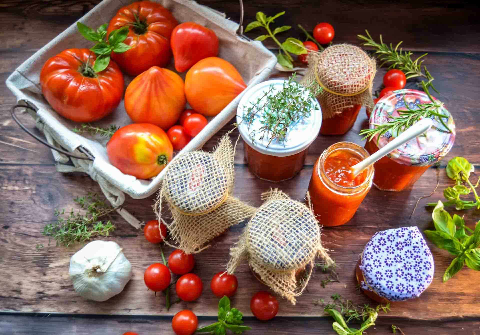 Pikant süßes Tomatenmarmelade Rezept - Kochen aus Liebe
