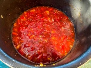 Marmelade mit Tomaten kochen