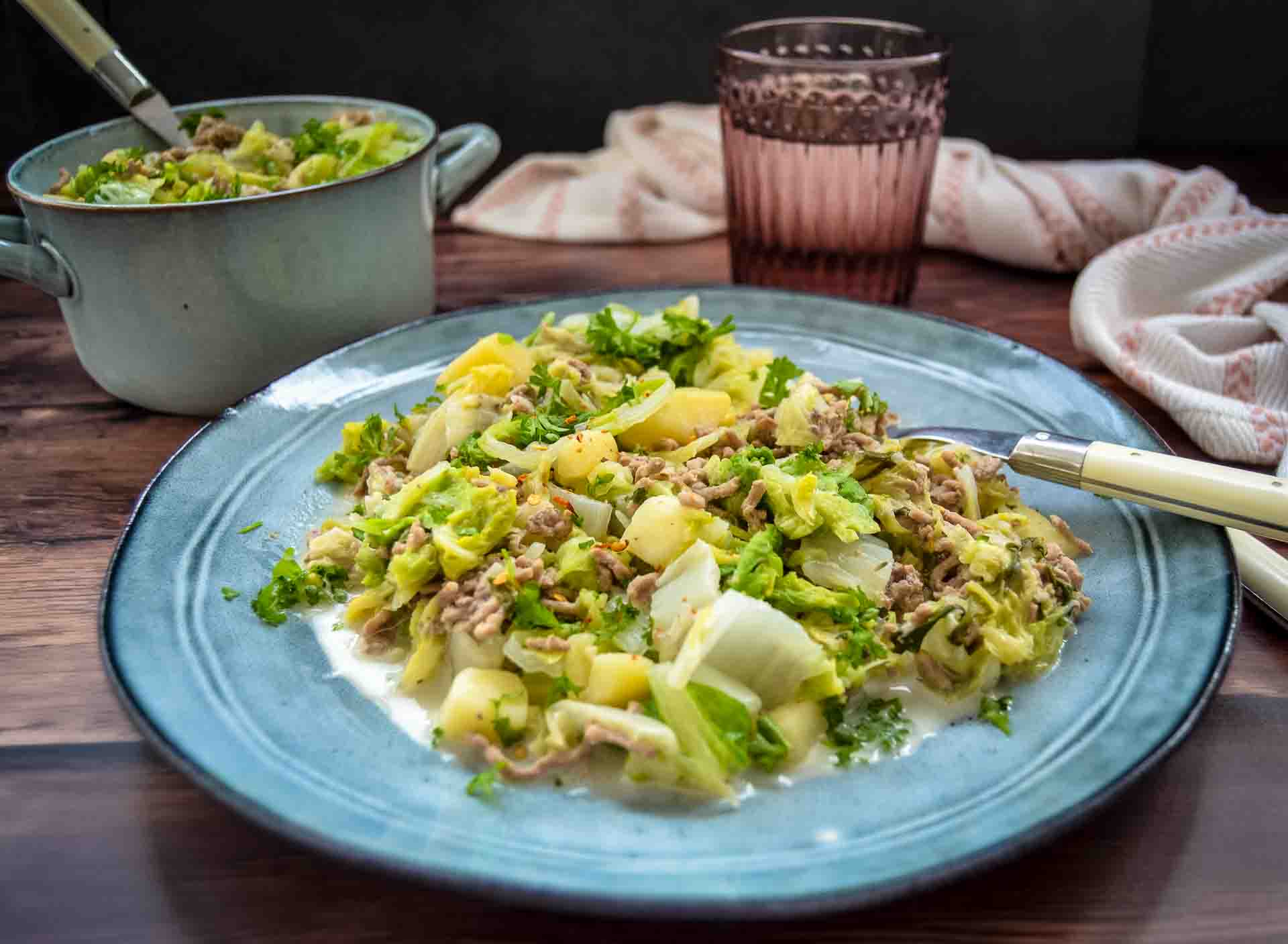 Chinakohl mit Hackfleisch - Kochen aus Liebe