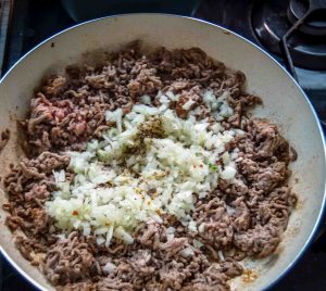 Hackfleisch anbraten