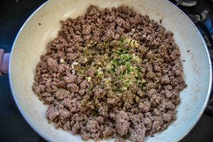 Hackfleisch anbraten