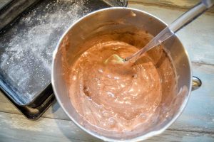 Schokoladenbiskuit Teig