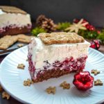 Kirsch Spekulatius Schnitten vom Blech