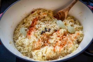 Sauerkraut zubereiten