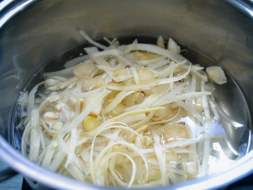 Spargelschalen kochen