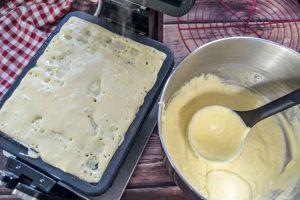 im Krups Waffeleisen belgische Waffeln backen