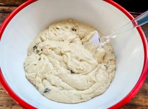 Hefeteig mit Rosinen