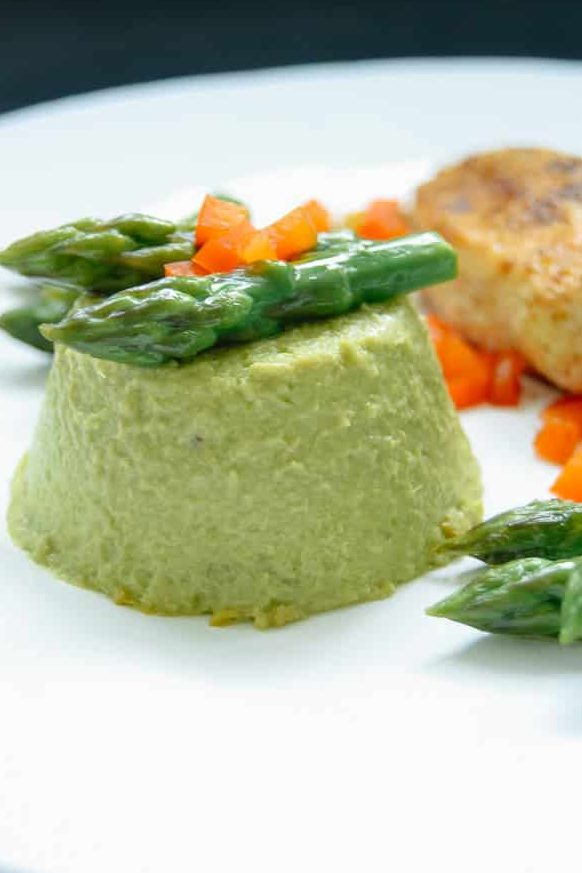 Grüner Spargel Flan einfache Rezepte mit Spargel 