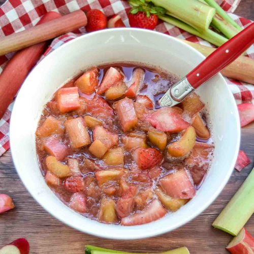 Omas Rhabarber Kompott