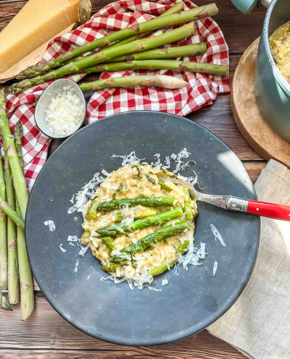 cremiges Risotto mit Spargel