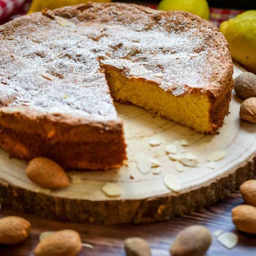 Mandelkuchen Rezept ohne Mehl und Butter.