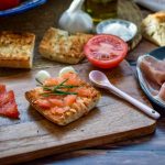 Pan con Tomate Brot mit Tomate, Knoblauch und Olivenöl