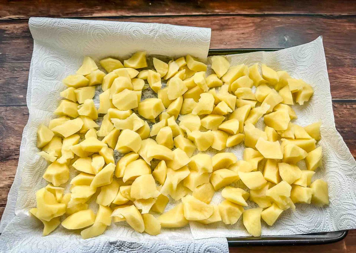 Kartoffeln trocknen