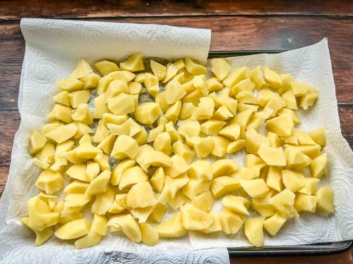 Kartoffeln trocknen