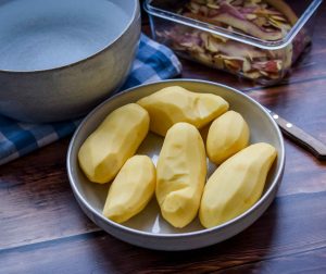 geschälte Kartoffeln