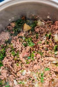 Hackfleisch braten