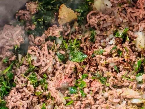 Hackfleisch braten
