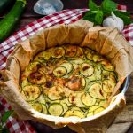 Zucchiniquiche ohne Boden, herzhafter Gemüsekuchen