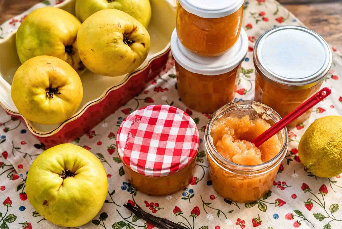 Omas Quitten Marmelade Rezept mit Vanilleschote