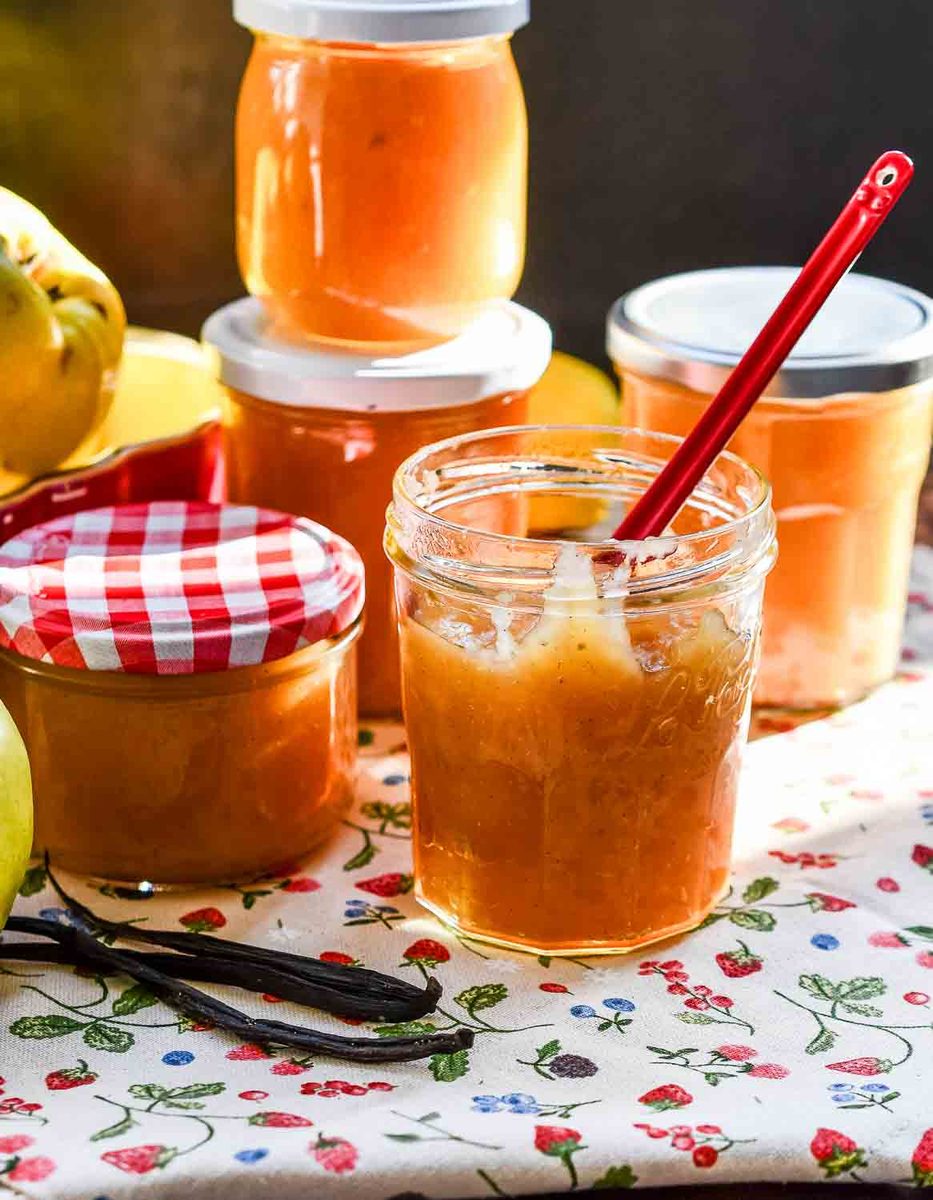 Quitten Marmelade Rezept mit Apfel-Quitten und Vanille
